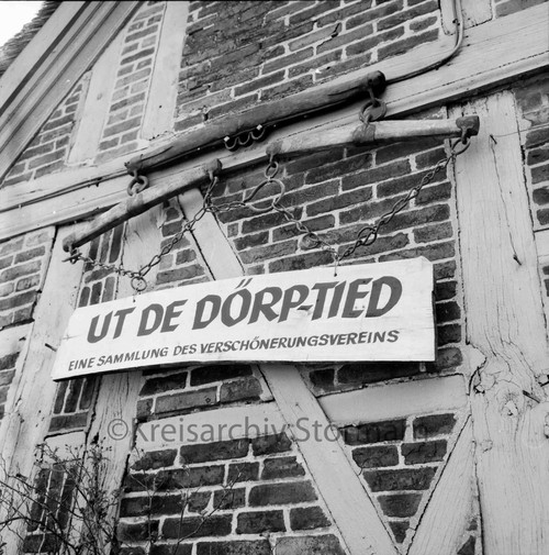 Ausstellung "Ut de Dörptied", 1970