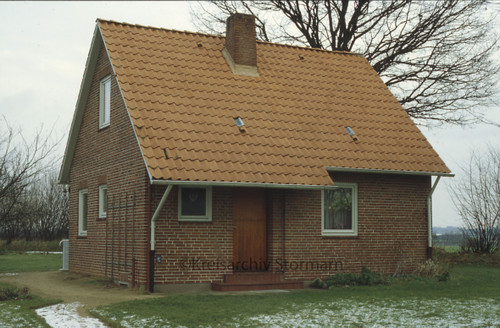 Wohnhaus von Gisela und Hermann Claudius in Grönwohld, 1984