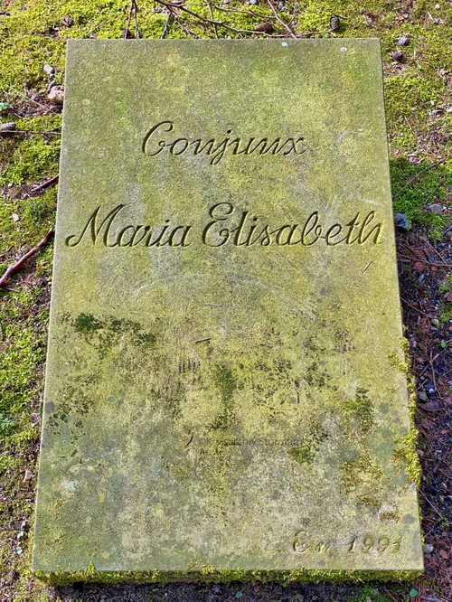 Grabstein Maria Elisabeth von Cossel, 2021