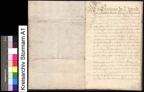 Freikaufbrief für den Viertelhufner Claus Matz in Havighorst, 1774